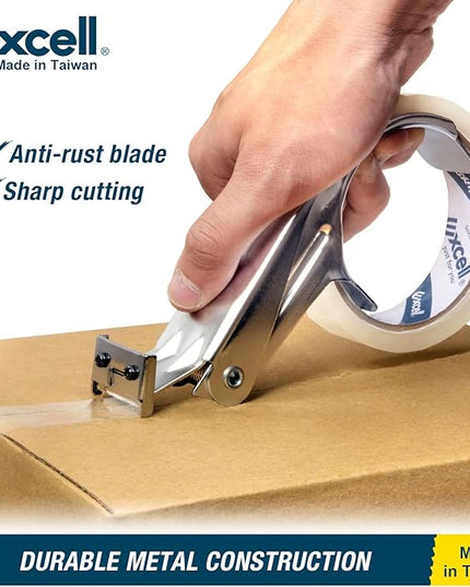 Excell Packing Tape Dispenser (1" Wide) Hand Held Tape Dispensers, Strapping Tape Dispensers Use for Home, Office, Store and Warehouse