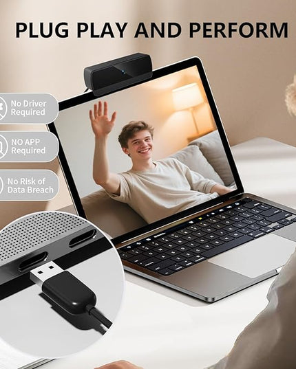 Full HD 1080p Webcam for pc Camera for Computer Laptop Web cam Desktop Streaming Camera,Built-in Mic,Plug & Play USB