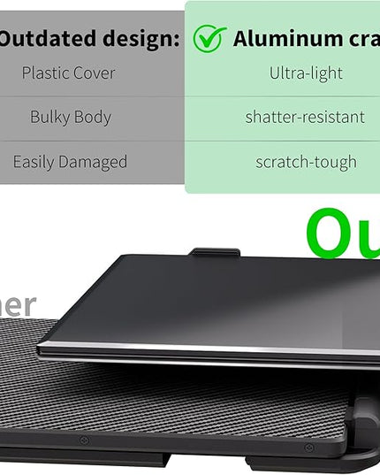 Helpnight 14" Laptop Screen Extender - Ultra Light 1.31lbs FHD 1080P IPS Portable Monitor for Laptops, Attachment Plug & Play Travel Dual Extra Display for 13"-17" Windows/Mac