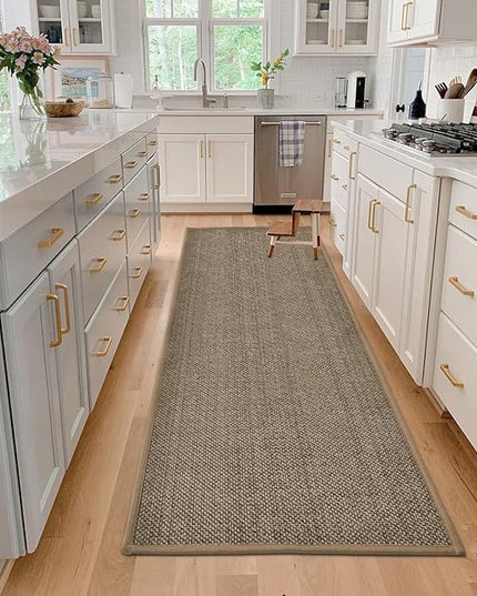 Artoid Mode Non Skid Washable Kitchen Rugs Mats Doormat, Rubber Backing Absorbent Rugs for Kitchen Door Mat Kitchen Mats Floor Mats Front of Sink 17x60 Inch