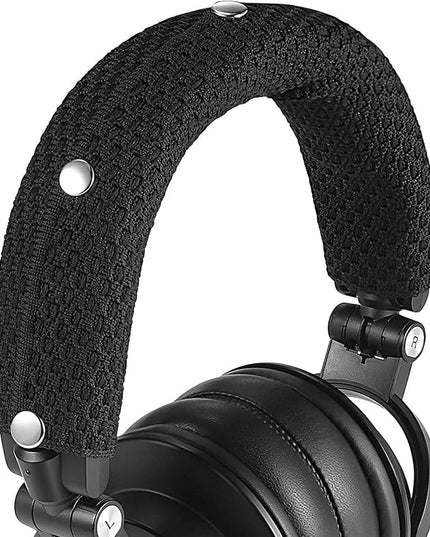 GEVO Replacement Headphone Headband Cover for AKGs, Senheiser, Sony,ATH,Audio-Technica,Shure,Panasonice Headsets,Headband Cushion Easy Installation No Tool Needed(Black)