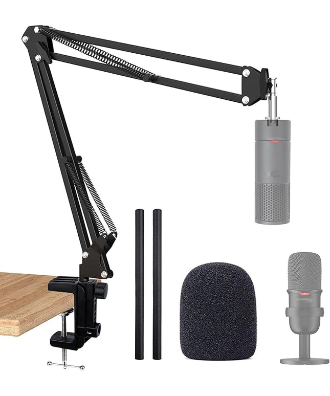SUNMON SoloCast 2 Mic Arm with Pop Filter Windscreen - Gaming Microphone Stand Compatible with SoloCast 2, Mic Stand with Foam Cover