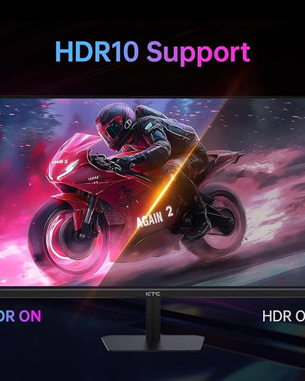 KTC 24 Inch 180Hz/190Hz Gaming Monitor, FHD PC Computer Monitor with Fast IPS Panel, HDR400, 133% sRGB, Bluelight Filter, 2 HDMI & 1 DP Port, Compatible Freesync and Wall Mountable, H24F8