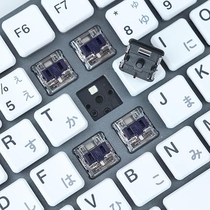 Kailh PG1350 Choc V1 Mechanical Keyboard Switch,Low Profile switches,Chocolate Silent Mechanical Clicky/Linear/Tactile Switches,RGB SMD LED 5-Pin Kailh Switches(Navy-70Pcs