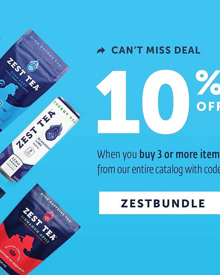 Zest Energy Tea Bags – Blue Lady Passion Fruit Black Tea – High Caffeine Tea for Morning Energy, Focus & Clarity – Natural Caffeinated Tea with 150mg Caffeine – 15Ct Box – Non-GMO & Keto Friendly