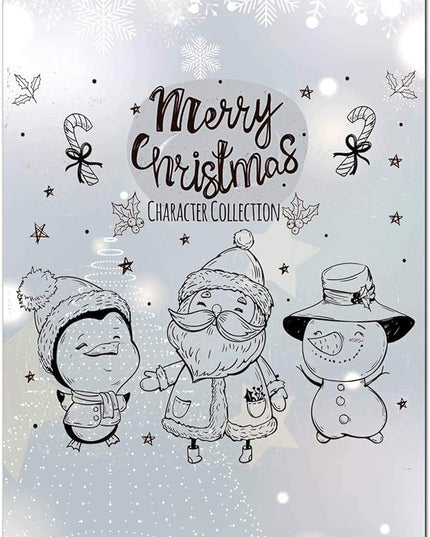 DUGUTUL Premium Festive Christmas Stationery Set Spread Holiday Joy, 48 Sheets, 8.5 x 11 Inches, 100gsm, Perfect for Personalized Gifts and Add Holiday Magic to Your Messages (E)