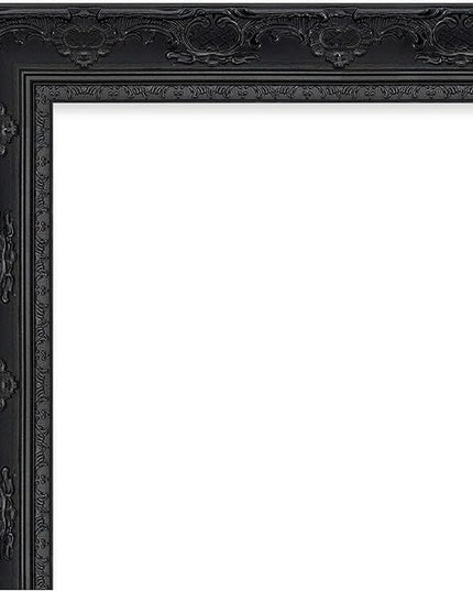 Amanti Art Black Framed Magnetic Board 16x22 Small Vision Board for use with Magnets, 100% Metal Sheet to Display Items as Office Decor or for Home Organization in mudroom, Kitchen or Kids Room