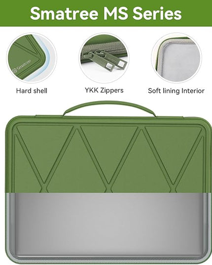 Smatree MS83 Hard EVA Protective Sleeve Case with Stand Compatible for 15.6 inch ASUS Vivobook Pro 15X M6501/15X OLED K6501, Green