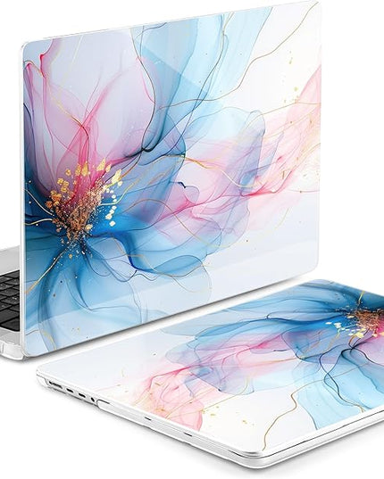 DONGKE Case for M5 MacBook Pro 14 inch 2025 2024-2021 M4 M3 M2 M1, Plastic Hard Shell Cover Compatible with A3434 A3112 A3401 A3185 A2992 A2779 A2442, Retina XDR Display & Touch ID, Soft Flowing Color