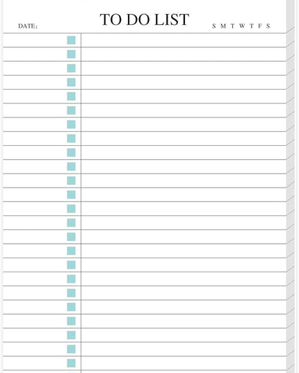 KAICN To Do List Notepad, Undated Daily Planner Notepad With To Do List Notebook Checklist Planner Spiral Waterproof Notepad for Office Supplies, School Planner, Green, 52 Sheets, 5.5"*8.3" A5 Size