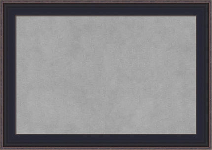 Amanti Art Black Framed Magnetic Board 15x21 Small Vision Board for use with Magnets, 100% Metal Sheet to Display Items as Office Decor or for Home Organization in mudroom, Kitchen or Kids Room