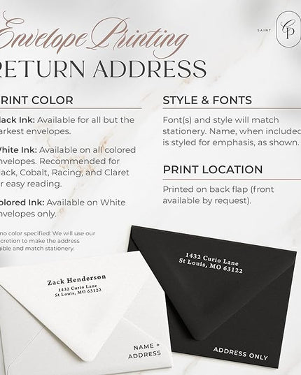 Curio Press Personalized Stationery for Women & Men - A2 Army Flat Thank You Cards with Custom Notecards, Personalized Note Cards with Envelopes and Name, Custom Stationery - Military Officer Flat