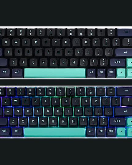 Guffercty kred 160 Keys CSA Keycap PBT Double-Shot Ball Shape Custom Keycaps Set with 6.25u/7u Spacebar for ANSI & ISO Layout Cherry MX Gateron Kailh Switches(Shark-CSA)