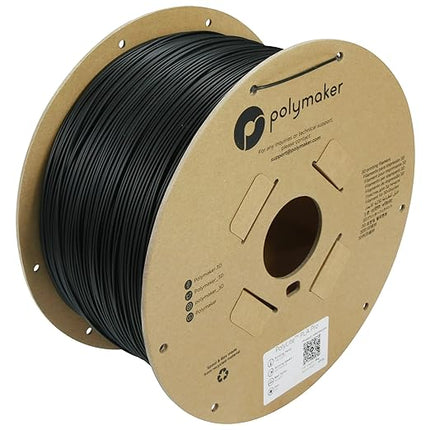 Polymaker PLA PRO Filament 1.75mm 3kg, Tough & High Rigidity Black 3D Printing Filament, PolyLite PLA PRO 3D Printer Filament 1.75mm, Print with Most 3D Printers