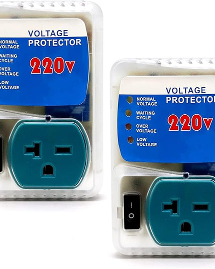 [ETL Listed] BSEED Surge Protector, Surge Protector Outlet for Home Appliances, Voltage Protector Suit for Refrigerator, TV, Computer and Freezer, Adjustable Voltage Regulator, 220V, 4400W, 2 Pac