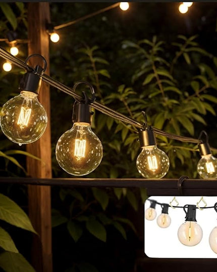 35PCS Eye Screw Hooks for Hanging Heavy Duty with Safety Buckle.Metal Ceiling Hooks for Hanging Plants,Cup,Wind Chime,Bird Feeders,String Lights at Indoor&Outdoor,2.36 Inches Gold