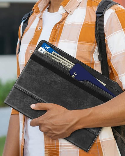 H HOLIMET Case for iPad Air 11 inch 2025 M3, iPad Air 4th/5th/6th Generation 10.9 Inch with Pencil Holder Pocket Typing Angle Auto Sleep/Wake Muti-Stand Vegan Leather