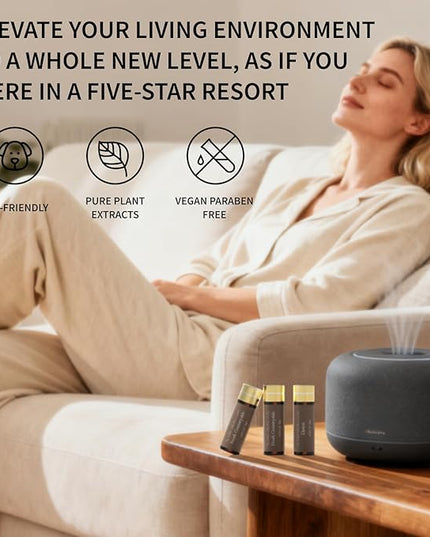 MISIJI Hotel Diffuser Oil Set,Hotel Scent Essential Oils for Diffuser for Home,Luxury Fragrance Oil for Aromatherapy,14 x 5 ML