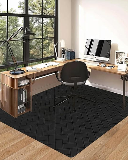 Gaming Chair Mat for Hard Floor, 75"x60" Large Computer Chair Mat, Multi-Purpose Desk Floor Protector for Work, Home, Gaming