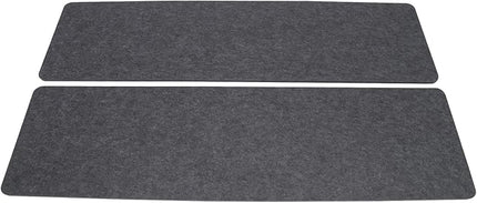 DYRABREST 2 Pack Acoustic Desk Divider, 60 x 16 Inch, No Drilling Clamp-On Privacy Shields, Freestanding, Grey