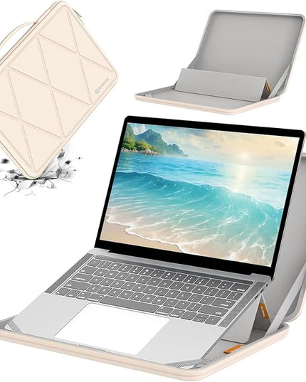 Smatree MS94 Hard EVA Protective Sleeve with Stand Compatible for 15.6 inch ASUS TUF Gaming F15/A15 2023/2022 Waterproof Sleeve, White