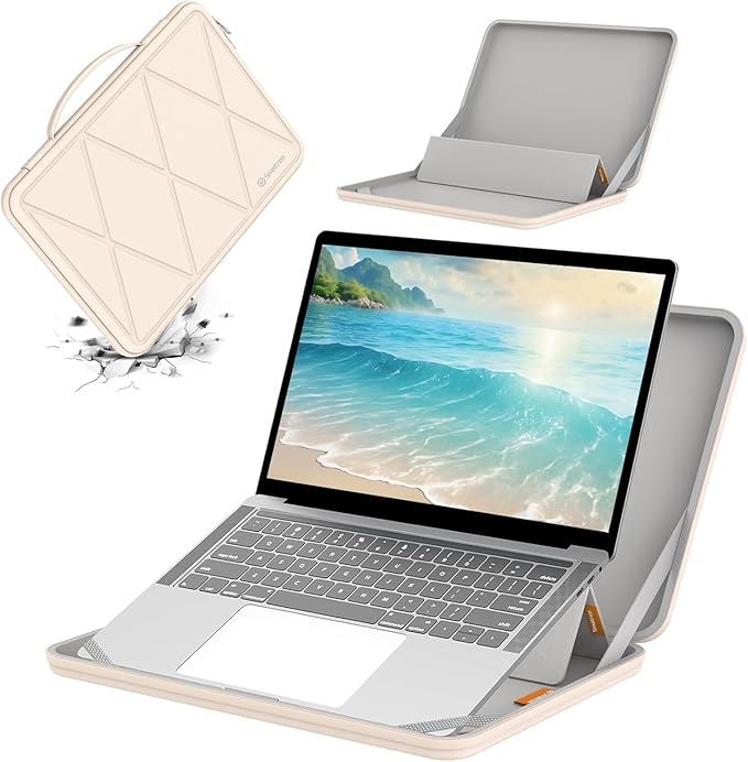 Smatree MS24T Hard EVA Protective Sleeve with Stand Compatible for 11.6 inch Lenovo 500e/500w/300w Gen 3/2, Lenovo 300e Gen2/3/Chromebook 2nd Gen, for 12.3 inch ThinkPad X12 Detachable Sleeve,White