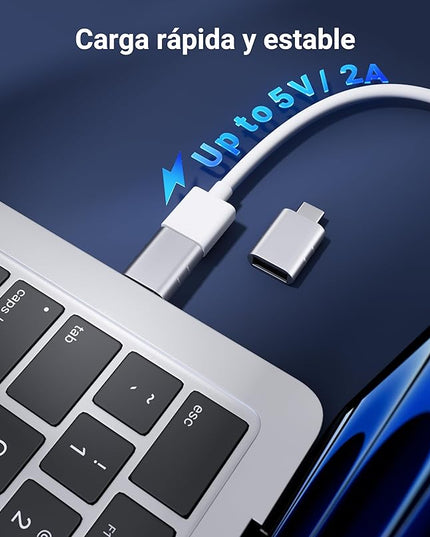 Syntech USB C to USB Adapter(2 Pack), USB-C Male to USB 3.0 Female Adapter Compatible with iPhone 17 Pro Max MacBook Pro Air 2024 iPad mini Pro Surface Pro and Other Type C or Thunderbolt 4/3 Devices