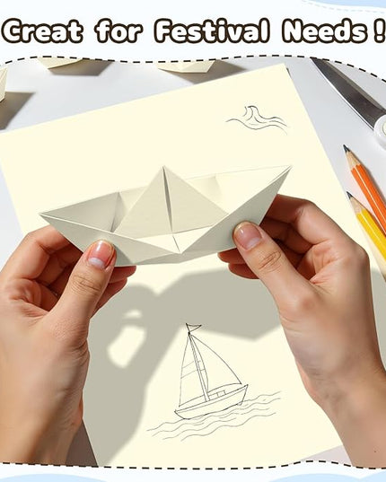120 Sheets Cardstock 8.5x11, 65lb Cream Card Stock, Cream Construction Paper, 180gsm Thick Printer Paper for Printing, Painting, Card Making, Kids School Supplies,Party Decorations
