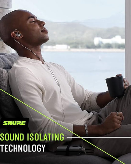 Shure SE846 PRO Gen 2 Wired Sound Isolating Earphones, High-End in-Ear Earbuds with Four Hi-Def Drivers, Customizable Sound Filters, Gray (SE846-GR+2)