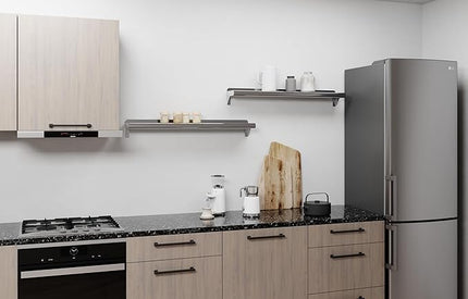 AmGood 36" Long X 6" Deep Stainless Steel Wall Shelf | NSF Certified | Appliance & Equipment Metal Shelving | Kitchen, Restaurant, Garage, Laundry, Utility Room