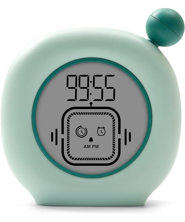 VEWINGL Productivity Timer & Clock with Alarm, Adjustable Desktop Timer for Autism, ADHD, Time Management, Ideal for Work, Study, Tasks, and Kitchen (Green)