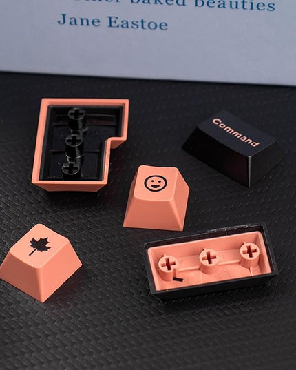 Sumgsn Keycaps 163 Keys Cherry Profile Doubleshot Dark Olivia Keycap Set Fit for Alice Keyboard 61/64/87/104/108 Cherry Mx Switches Mechanical Keyboard