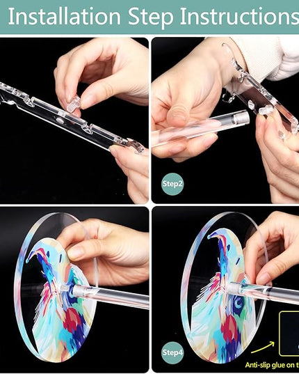 Clear Acrylic Headphone Stand for AirPods Max/Gaming Headsets (HyperX/Xbox) - Universal Holder for Bose, Beats & Wireless Headphones - Space-Saving Organizer (Color Eagle/Hawk)