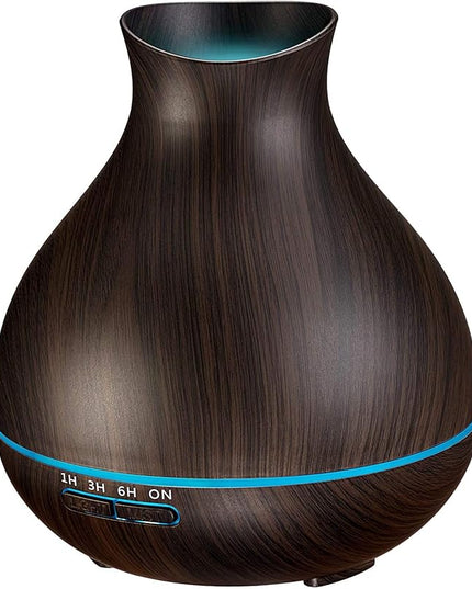 BZseed Aromatherapy Essential Oil Diffuser, 550ml Ultrasonic Fragrant Oil Large Room Humidifier, Diffusers for Home with Timer and Waterless Auto-Off, 7 Color LED Lights,Cool Mist Humidifiers