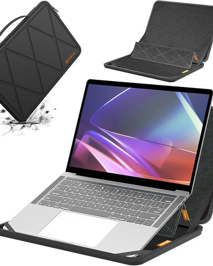 Smatree MS50 Hard EVA Protective Sleeve Case with Stand Compatible for 14 inch HP Chromebook x360 Laptop-14ct-cd000/14c-cd0097nr, for HP Spectre x360 2-in-1/Dragonfly Pro Chromebook