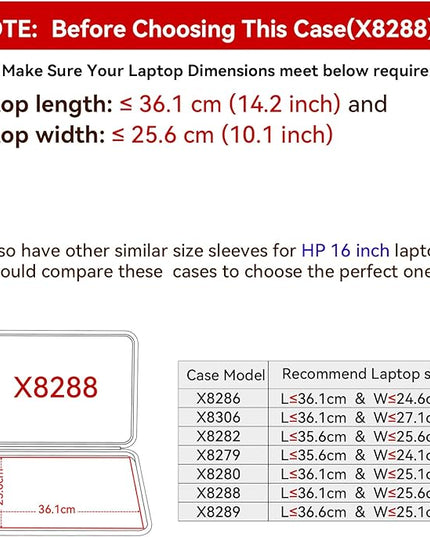 Smatree Hard EVA Protective Case Compatible for 16 inch HP Envy Laptop 16t-h1000/16-h1097nr/16-h1047nr, 15.6 inch HP Victus Gaming Laptop 15z-fb200/15z-fb100/15t-fa100/15-fa1010nr Sleeve (X8288)