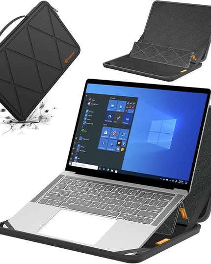 Smatree MS63 Hard EVA Protective Sleeve Case with Stand Compatible for 14 inch HP Laptop 14-dq0040nr/14t-dq300/14t-dq500/14-fq2097nr, Stream N4120, HP 240 G8 Laptop