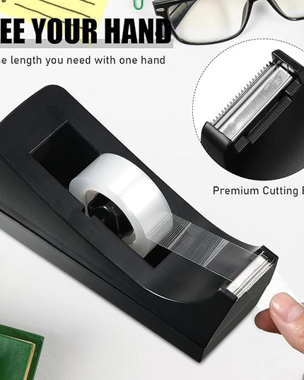 10 Pcs Tape Dispenser Staplers for Desk with Staples and White Tapes 25 Sheet Capacity School Office Stapler