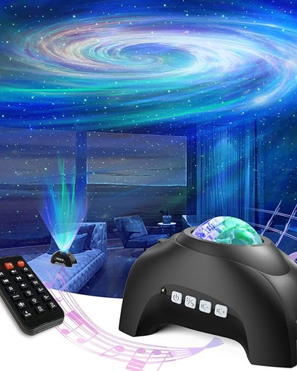 AIRIVO Star Projector, Galaxy Light Projector, Night Light Projector & Music Speaker & White Noise, Sound Machine Projector for Kids Adults, Bedroom, Room Decor, Party, Ceiling