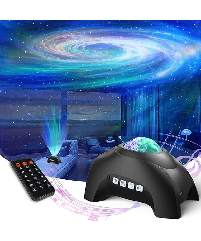 AIRIVO Star Projector, Galaxy Light Projector, Night Light Projector & Music Speaker & White Noise, Sound Machine Projector for Kids Adults, Bedroom, Room Decor, Party, Ceiling