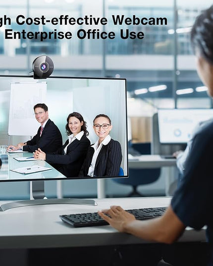 EMEET C950 4K Webcam for PC - PDAF Autofocus, USB Webcam with Microphone & Physical Privacy Cover, 1080P@60FPS, USB 2.0 Plug&Play, No Tripod Hole, Web Cam w/ 70°View for Meeting/Online Classes/Zoom
