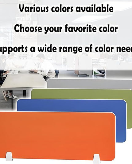 Desk Privacy Panel for Students Desk Divider Partition Cubicle Light Shield Office Accessories for Schools Classrooms Light-Grey 30 * 100cm