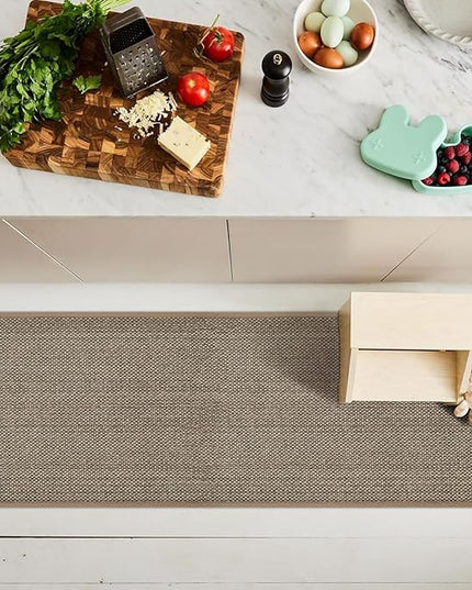 Artoid Mode Non Skid Washable Kitchen Rugs Mats Doormat, Rubber Backing Absorbent Rugs for Kitchen Door Mat Kitchen Mats Floor Mats Front of Sink 17x47 Inch