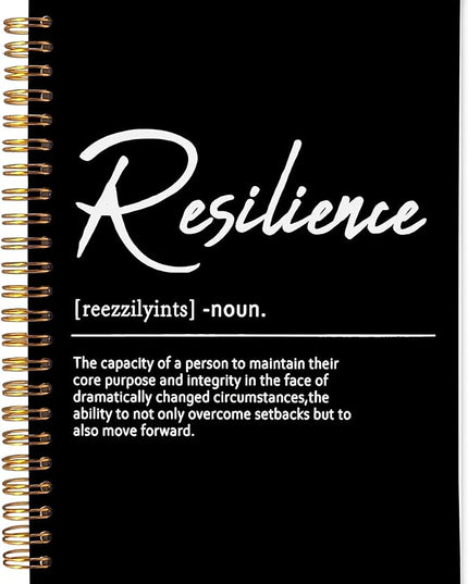 Inspirational Spiral Notebook,Inspirational Journal,Inspirational Journal for Women Men Writing,Resilience Spiral Notebook 8.3×5.5 Inch