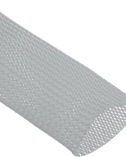 uxcell Expandable Sleeving,2 3/8-inch 10ft Cable Sleeve, Gray