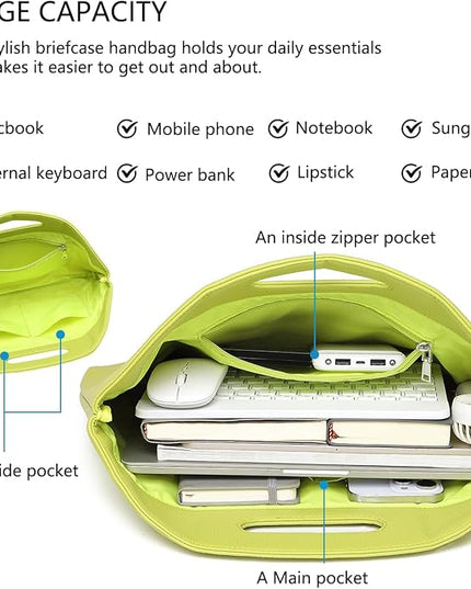 Official Document Computer Bag Stylishly Sleek with Multiple Compartments and Easy to Carry Design