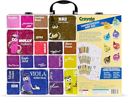 Crayola Limited Edition Coloring Set (115pcs), Kids Drawing Supplies Kit with Crayons, Markers & Colored Pencils, Birthday, Holiday & Christmas Gift for Kids, 5+