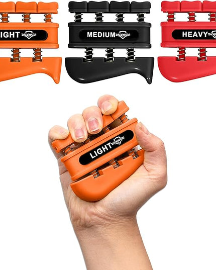 DICYWUDI Grip Strength Trainer, Finger Strength Trainer for Grip Strength Training for Fingers, Wrists, and Hands for Home, Office, Gym, Climbing, Athletes, Musicians, and Therapy