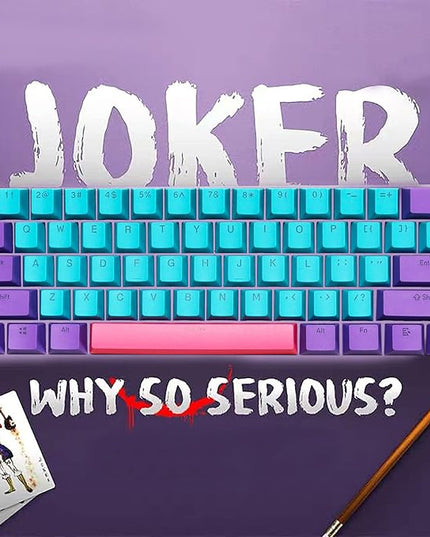 GTSP 61 Keycaps 60 Percent, Ducky One 2 Mini Keycaps for Mechanical Keyboard OEM Profile RGB PBT Keycap Set with Key Puller for Cherry MX Switches SK 61/Joker (Only keycaps) Blue