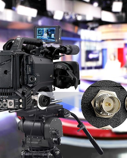 Superbat 3G/6G SDI Cable 3ft Right Angle BNC Male to Male 75 Ohm BNC Video Cable Thin Belden 1855A SDI Cable Short for HD Camera CCTV Monitor Video Switcher SDI Splitter etc 2-Pack